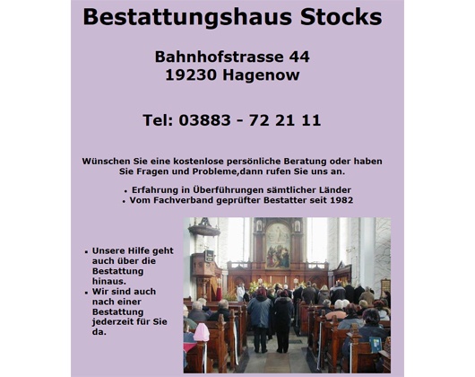 Kundenbild groß 1 Bestattungshaus Stocks