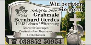 Kundenlogo von Gerdes Bernhard Schrift im Stein Kundenlogo von Gerdes Bernhard Schrift im Stein