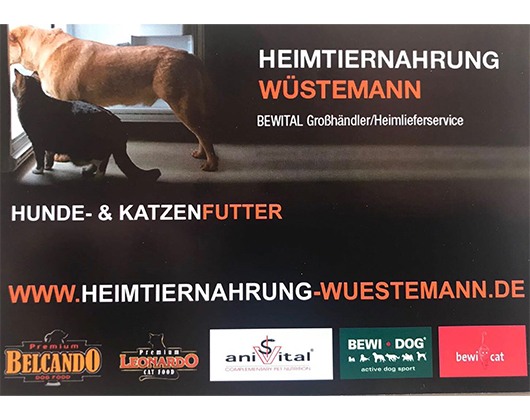 Kundenbild klein 3 Wüstemann Reyk Tierpension/ Großhandel Futter Bewital petfood
