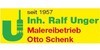 Logo von Malereibetrieb Otto Schenk Inh. E. Unger e.K.