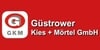 Kundenlogo von GKM Güstrower Kies + Mörtel GmbH