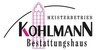 Kundenlogo von Kohlmann Bestattungshaus e.Kfr.