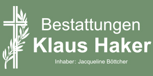 Kundenlogo von Bestattungen Klaus Haker