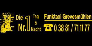Kundenlogo von Funktaxi Grevesmühlen Schrade e.K. Taxibetrieb