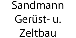 Kundenlogo von Sandmann Gerüst- u. Zeltbau