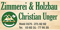 Kundenlogo Christian Unger Zimmerei u. Holzbau