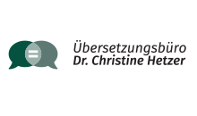 Kundenlogo von Hetzer Christine Dr. Übersetzungsbüro