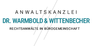 Kundenlogo von Dr. Warmbold & Wittenbecher Rechtsanwälte in Bürogemeinschaft
