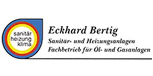 Kundenlogo von Eckhard Bertig Sanitär- und Heiztechnik