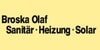 Kundenlogo von Broska Olaf Heizung, Sanitär, Solar