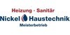 Kundenlogo Nickel Haustechnik Meisterbetrieb Heizung u. Sanitär