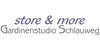 Kundenlogo store & more Gardinenstudio Schlauweg Inh. Chr. Winkel