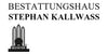Kundenlogo von Bestattungshaus Kallwaß