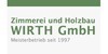Kundenlogo Zimmerei und Holzbau Wirth GmbH Holzhäuser- u. Holzrahmenbau