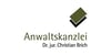 Kundenlogo von Brich Christian Dr. jur. Rechtsanwalt