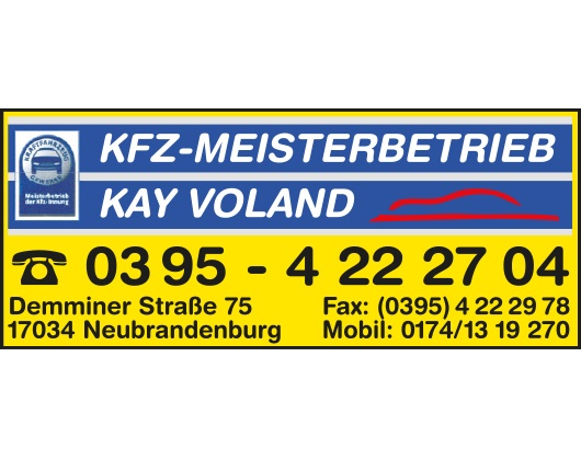 Kundenbild groß 1 Voland Kay Kfz-Meisterbetrieb - Autoreparaturen - KFZ-Werkstatt