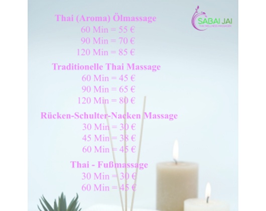 Kundenbild groß 3 Sabai Jai - Thai Wellness Massagen