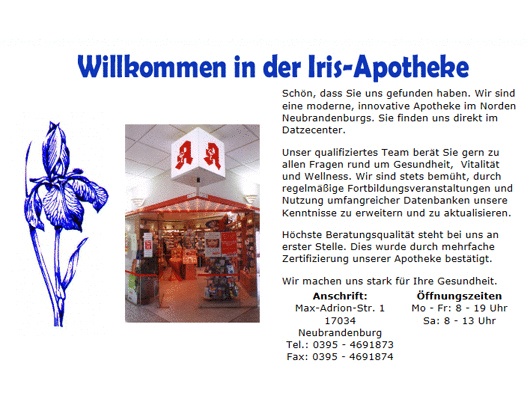 Kundenbild groß 1 Iris-Apotheke