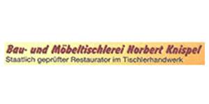 Kundenlogo von Knispel Norbert Bau- und Möbeltischlerei Tischlerei & Restaurierung Kundenlogo von Knispel Norbert Bau- und Möbeltischlerei Tischlerei & Restaurierung