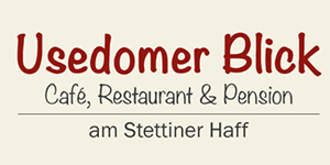 Kundenlogo von Usedomer Blick Hotels Pension Cafe, Restaurant und Pension Kundenlogo von Usedomer Blick Hotels Pension Cafe, Restaurant und Pension