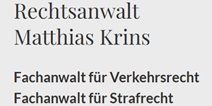 Kundenlogo von Krins Matthias Rechtsanwaltskanzlei