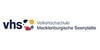 Kundenlogo von Volkshochschule Mecklenburgische Seenplatte
