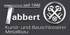 Kundenlogo von Kunst- und Bauschlosserei Tabbert Metallbau, Schlosserei