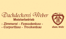 Kundenlogo von Dachdeckerei Weber Inh. Ronny Weber Kundenlogo von Dachdeckerei Weber Inh. Ronny Weber