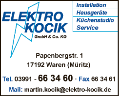 Anzeige Kocik Elektro GmbH & Co. KG