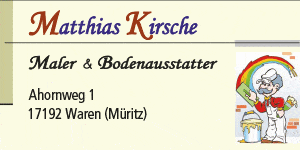 Kundenlogo von Maler & Bodenausstatter Kirsche