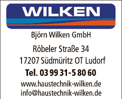 Anzeige Björn Wilken GmbH