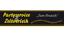 Kundenlogo von Partyservice & Zeltverleih "Zum Kranich"