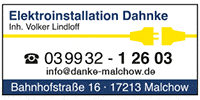 Kundenlogo Dahnke Inh. V. Lindloff ElektroInstall. Service