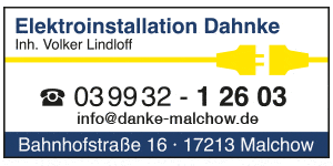 Kundenlogo von Dahnke Inh. V. Lindloff ElektroInstall. Service