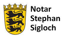 Kundenlogo von Sigloch Stephan Notar