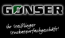 Kundenlogo von Gonser Eberhard Stukkateurmeister
