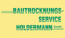 Kundenlogo von Holdermann Bautrocknungsservice