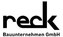 Kundenlogo von Reck Bauunternehmen GmbH