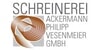 Kundenlogo von Schreinerei Ackermann Philipp Vesenmeier GmbH