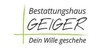 Kundenlogo von Geiger Bestattungshaus