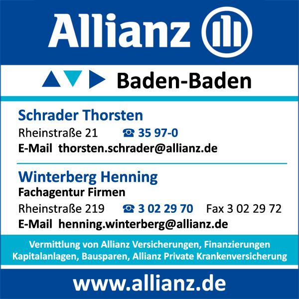 Anzeige Allianz Generalvertretung Henning Winterberg