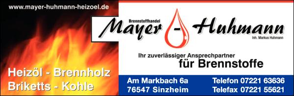 Anzeige Mayer L.F. Brennstoffe Inh. Markus Huhmann