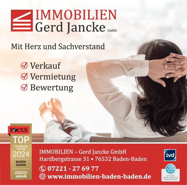Anzeige Jancke Gerd GmbH Immobilien
