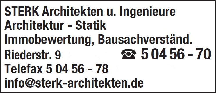 Kundenbild groß 1 Sterk Architekten u. Ingenieure