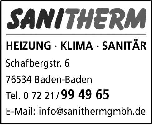 Kundenbild groß 1 Sanitherm P.F.L.A.G.G.E.R. GmbH Heizung - Klima - Sanitär