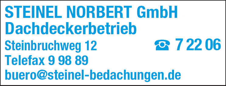 Kundenbild groß 1 Steinel Norbert GmbH Dachdeckerbetrieb