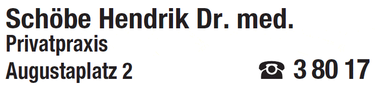 Kundenbild groß 1 Schöbe Hendrik Dr. med. Privatpraxis Arzt für Naturheilverfahren