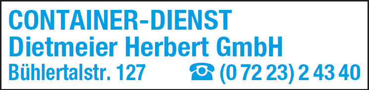 Kundenbild groß 1 Dietmeier Herbert GmbH Container-Dienst