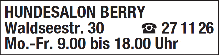 Kundenbild groß 1 Hundesalon Berry