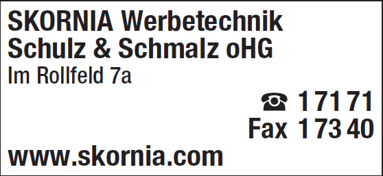 Kundenbild groß 1 Skornia Werbetechnik